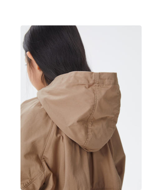 江南布衣童  22年秋款 棉质中长款风衣  1M8912020 商品图5