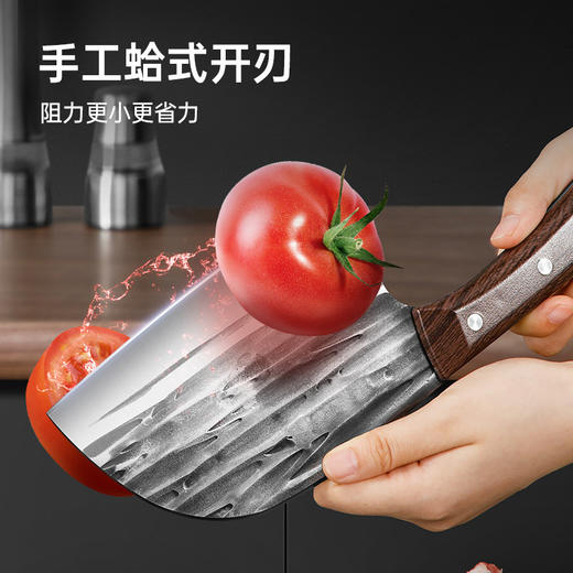 炊大皇 切片刀 不锈钢家用刀具菜刀切菜刀切肉 古法锻打切片刀 商品图5