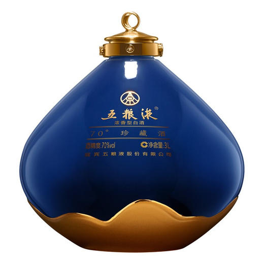 五粮液·日月生辉 珍藏酒  70度 3L*1瓶 商品图0