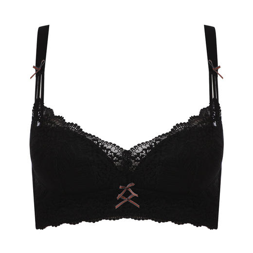 都市丽人舒软挺塑轻塑AB杯调整型文胸蕾丝加厚3/4杯塑身衣塑身文胸五排扣无钢圈LJ24M6 商品图6