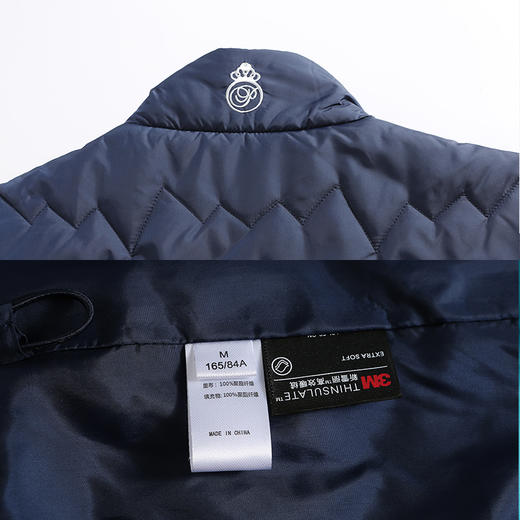 BLW-003A(PROSIMON高尔夫秋冬男款3M棉山形绗线棉马夹） 商品图4