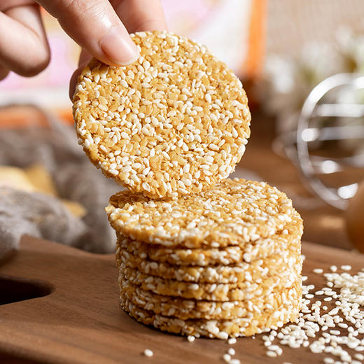 【预计3月底发货】添加40%以上内蒙古亚麻籽的黄金亚麻籽饼   18g*8包/盒 商品图1