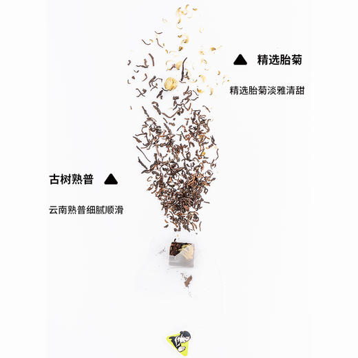 【120元3盒】TEAMAMA袋袋泡·养养茶·菊花普洱（40g） 商品图1