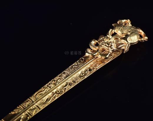 【喜上眉梢】银镀金发簪-YS2208050 商品图2