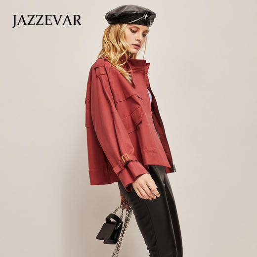 【JAZZAR】英伦风 超显瘦 都市时尚 风衣 商品图1