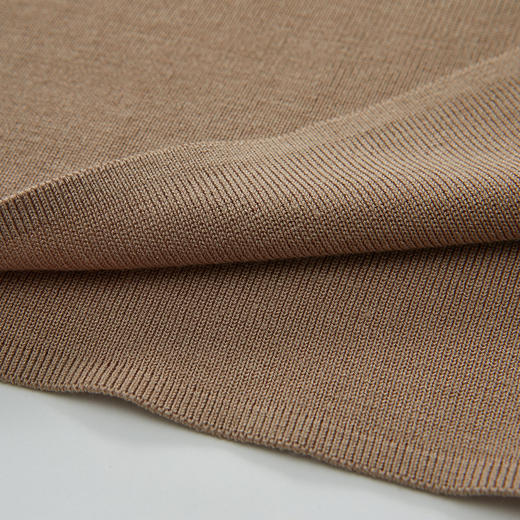 谜底套头针织衫女2022秋简洁爱心钉珠一字领针织打底衫223MZ1320 商品图4