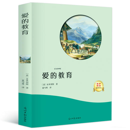 有声伴读 爱的教育 扫码听音频 小学生四五六年级中学生初中课外阅读书籍 语文文学名著书籍 课外书学生读本国外文学书籍 商品图1