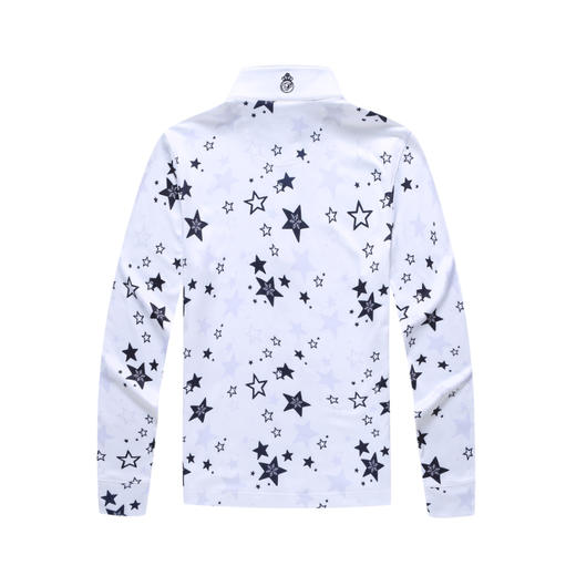 BLW-302A(PROSIMON高尔夫秋冬女款星星数码印花立领衫） 商品图1