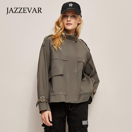 【JAZZAR】英伦风 超显瘦 都市时尚 风衣 商品图3