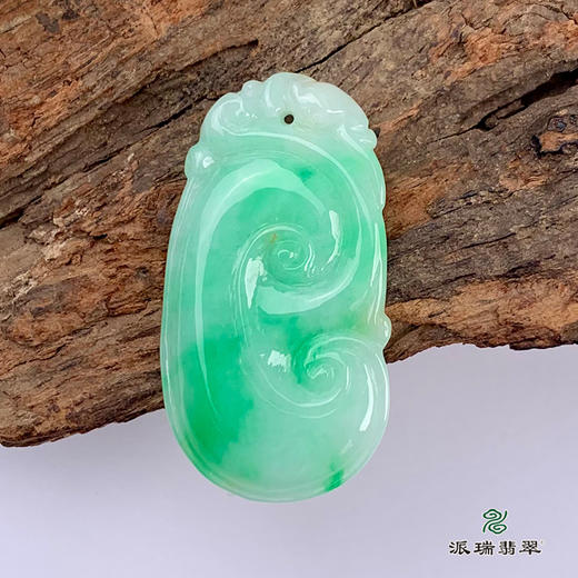 派瑞翡翠 翡翠挂件 糯种 飘花 商品图1
