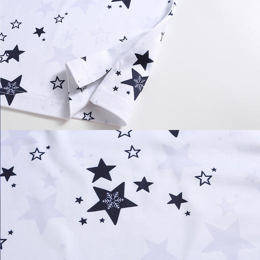 BLW-302A(PROSIMON高尔夫秋冬女款星星数码印花立领衫） 商品图4