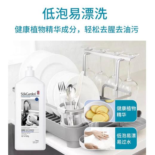 蔬果园海盐生姜洗洁精餐具净800g-2212 商品图2