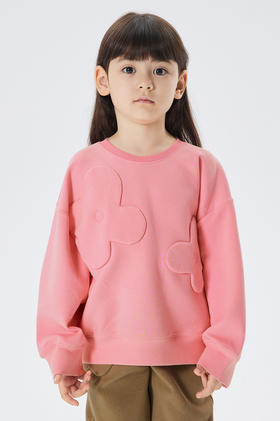 江南布衣童  22年秋款  棉质宽松无帽套头卫衣  1M8411900