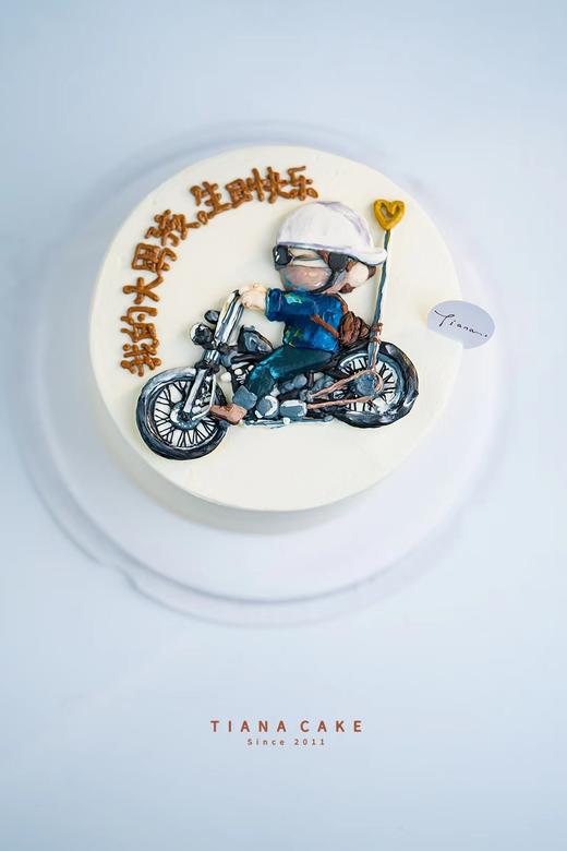 【手绘定制款】手绘摩托 商品图0