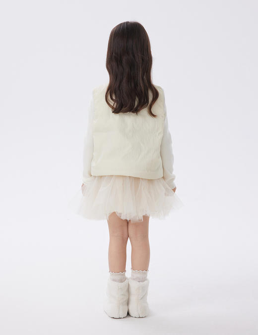 江南布衣童  22年秋款  无袖马甲合身羽绒马甲  1M8C12130 商品图5