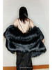 【黑色曼陀罗】重工设计长毛环保皮草披肩/22ZB05 商品缩略图3