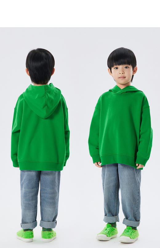 江南布衣童  22年秋款棉质连帽舒适套头卫衣  1M8411880 商品图10