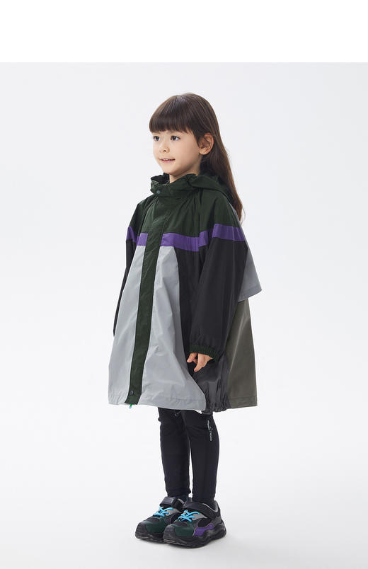 江南布衣童  22年秋款连帽中长款风衣  1M8912030 商品图5