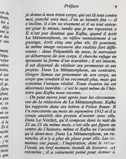 【中商原版】卡夫卡 变形计 法文原版 La metamorphose Franz Kafka 商品图4