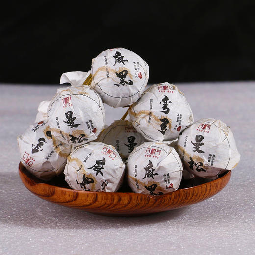 三大名山组合普洱生茶龙珠 曼松 弯弓 麻黑 龙珠茶80g*3罐 商品图1