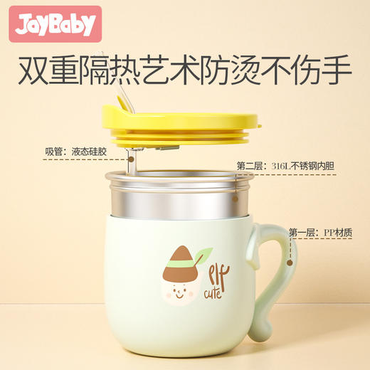 【儿童学饮杯】 316不锈钢牛奶杯，鸭嘴杯，儿童吸管杯，儿童水杯 不止有趣，让宝宝爱上喝水-QQ 商品图3