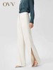 OVV女装直筒开叉休闲裤 商品缩略图0