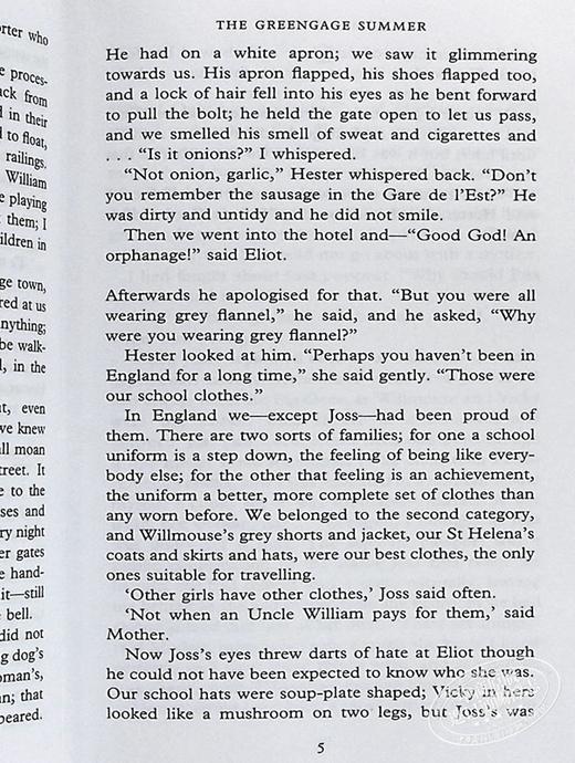 【中商原版】Collectors Library系列豆蔻春心 英文原版 The Greengage Summer 商品图6