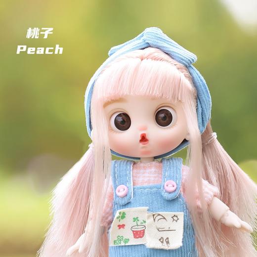桃桃丸子角色扮演睡衣娃娃女孩桌面摆件仿真变装玩偶儿童礼品玩具 商品图2