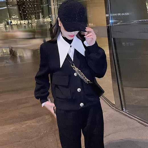 裁缝学苑AG217 秋冬休闲运动服女卫衣套装服装样版裁剪打版纸样图 商品图1