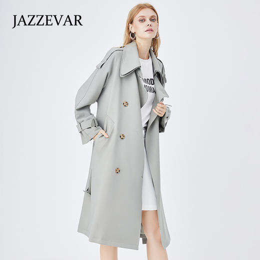 【JAZZAR】英伦风 超显瘦 都市时尚 风衣 商品图8