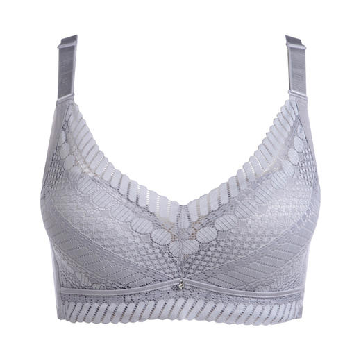 都市丽人舒软挺塑轻塑AB杯调整型文胸蕾丝A:加厚B:中厚3/4杯塑身衣塑身文胸四排扣无钢圈LJ24K1 商品图4