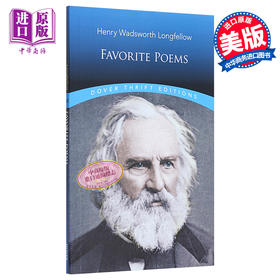 【中商原版】Dover Thrift Editions：Favorite Poems 英文原版 美国诗人朗费罗诗选 Henry Wadsworth Longfellow
