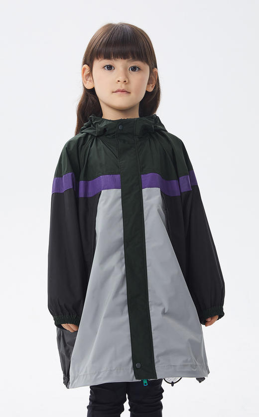 江南布衣童  22年秋款连帽中长款风衣  1M8912030 商品图4