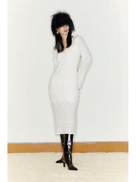 【波斯猫】重工设计长毛环保皮草造型帽22ZB08