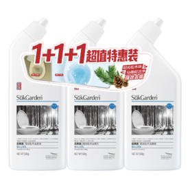 蔬果园阳光松木洁厕剂除垢马桶清洁剂500g*3瓶三联包-2243