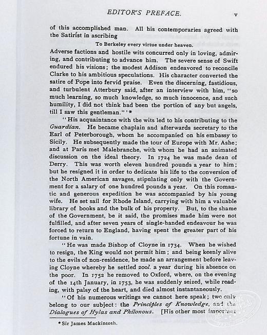 【中商原版】乔治·贝克莱：人类知识原理 英文原版 A Treatise Concerning the Principles of Human Knowledge 商品图4