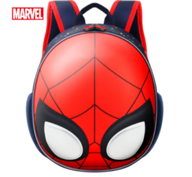 【2022开学季】迪士尼（Disney）儿童书包幼儿园蛋壳造型卡通男孩书包 3-6岁宝宝蜘蛛侠书包 BA5684A
