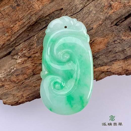 派瑞翡翠 翡翠挂件 糯种 飘花 商品图4