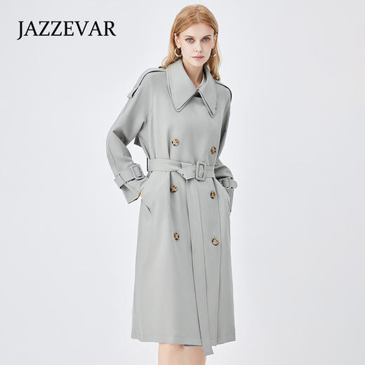 【JAZZAR】英伦风 超显瘦 都市时尚 风衣 商品图7
