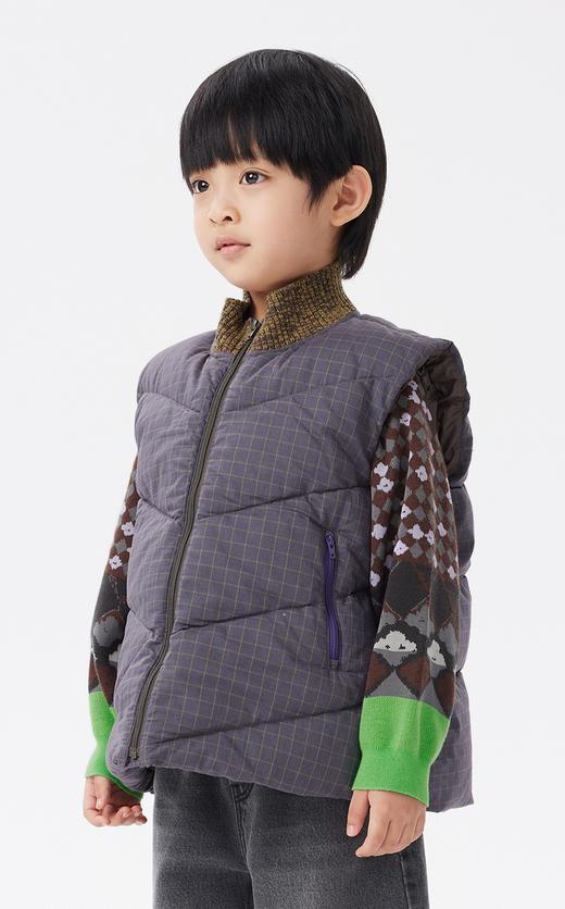 江南布衣童  22年秋款  无袖羽绒马甲  1M8C12140 商品图3