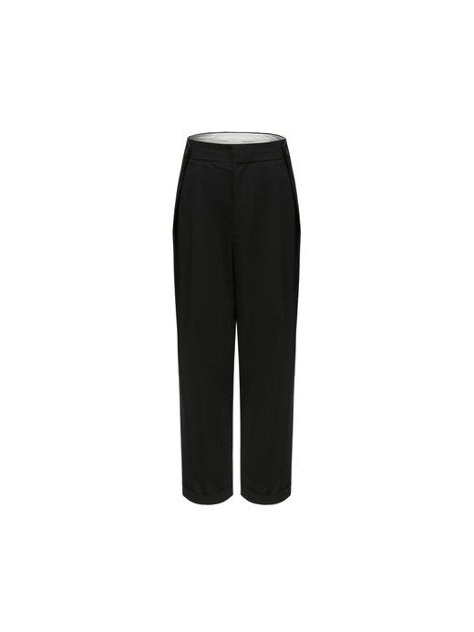 【折纸】天然绵羊毛纽扣设计两穿锥形纸袋裤/2200018A 商品图4