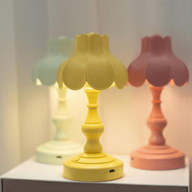 复古台灯，USB充电ins欧式台灯，迷你床头卧室LED小夜灯，复古摆件