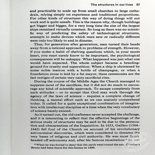 预售 【中商原版】结构 马斯克推荐 豆瓣高分 英文原版 Structures J. E. Gordon 建筑结构科普【中商原版】 商品图6