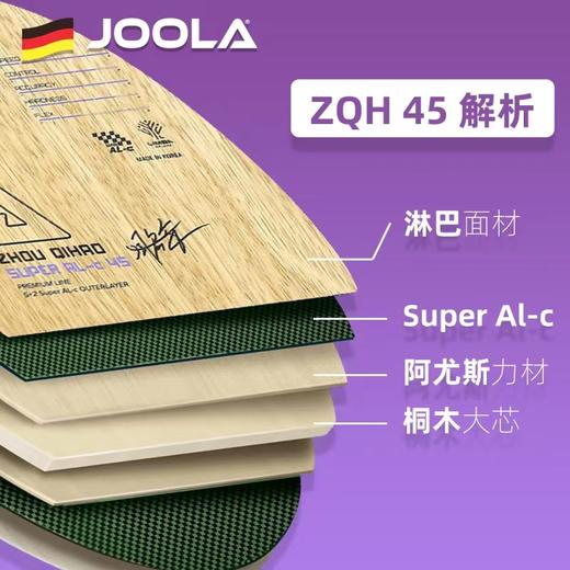 JOOLA 优拉 周启豪ALC 45/90 外置纤维乒乓球底板 国球汇 商品图2