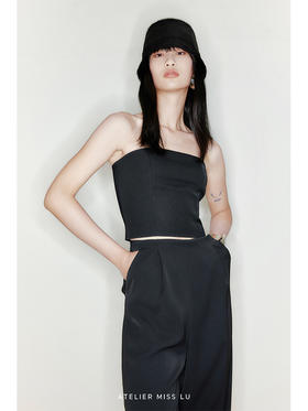 质感长毛马毛花盆帽/22ZB10