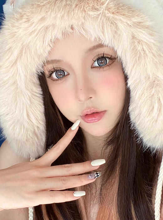 【大直径】Doragina-圣鹿萌灰14.5mm【年抛 0-1000度 无525/575】 商品图6