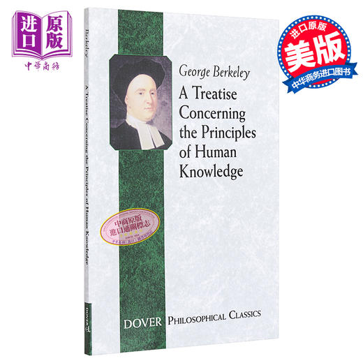 【中商原版】乔治·贝克莱：人类知识原理 英文原版 A Treatise Concerning the Principles of Human Knowledge 商品图0