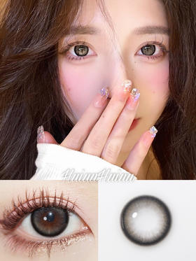【半年抛大直径】Doragina-黑光露珠-14.5mm【半年抛 0-1000度 无525/575】