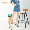 【春节不打烊】Safiya/索菲娅马丁靴2022年冬季新款英伦风百搭黑色系带低跟短靴 SF24116171 商品缩略图6