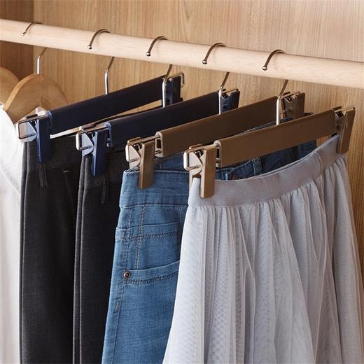 茶花家用裤架塑料夹裤挂裤子夹子精美裤架0785 商品图1